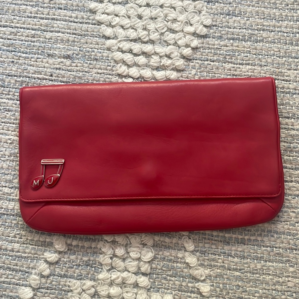 Authentic Marc Jacobs leather clutch